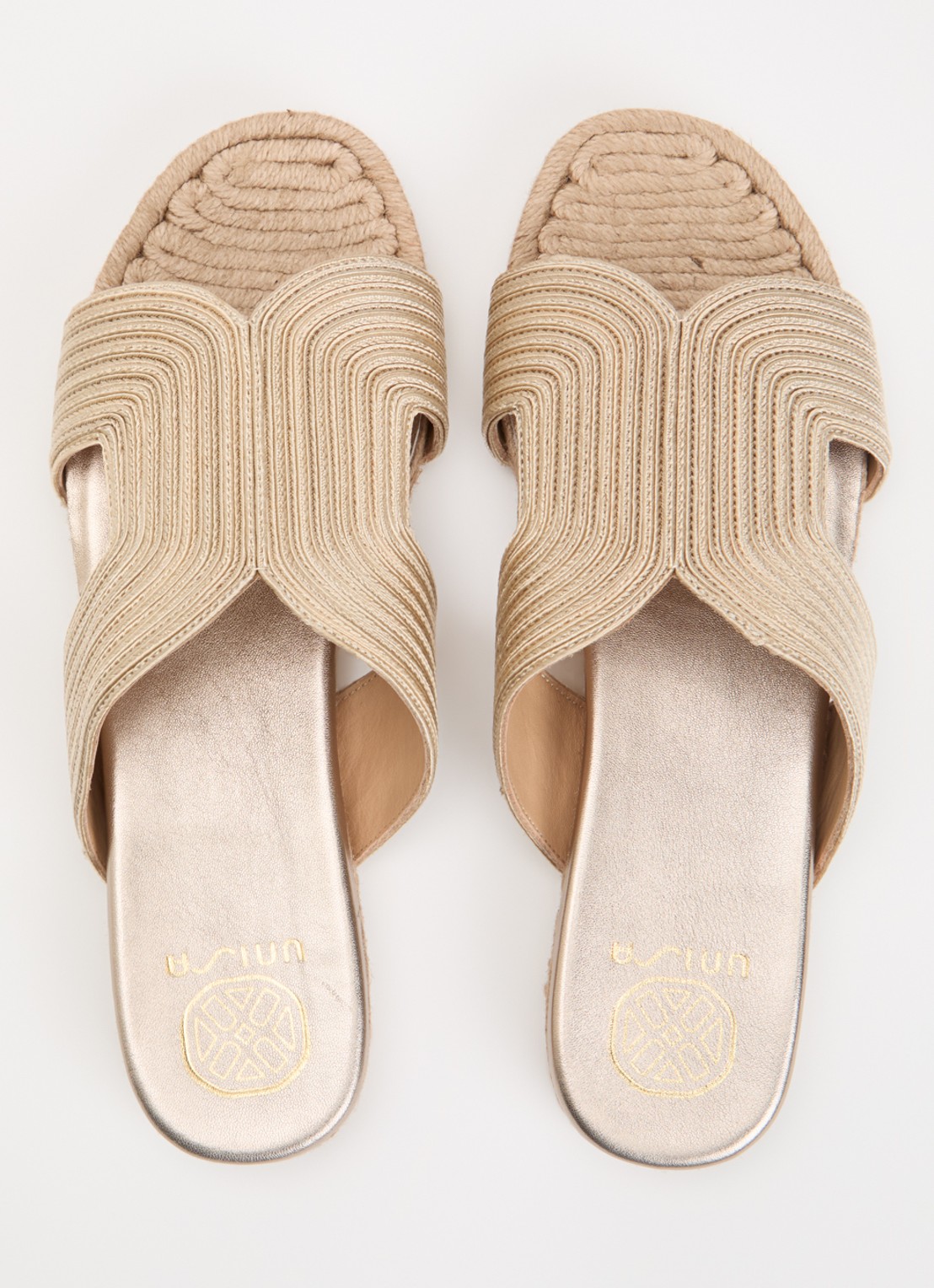 Unisa Abien Sou slipper - detail 2 beige