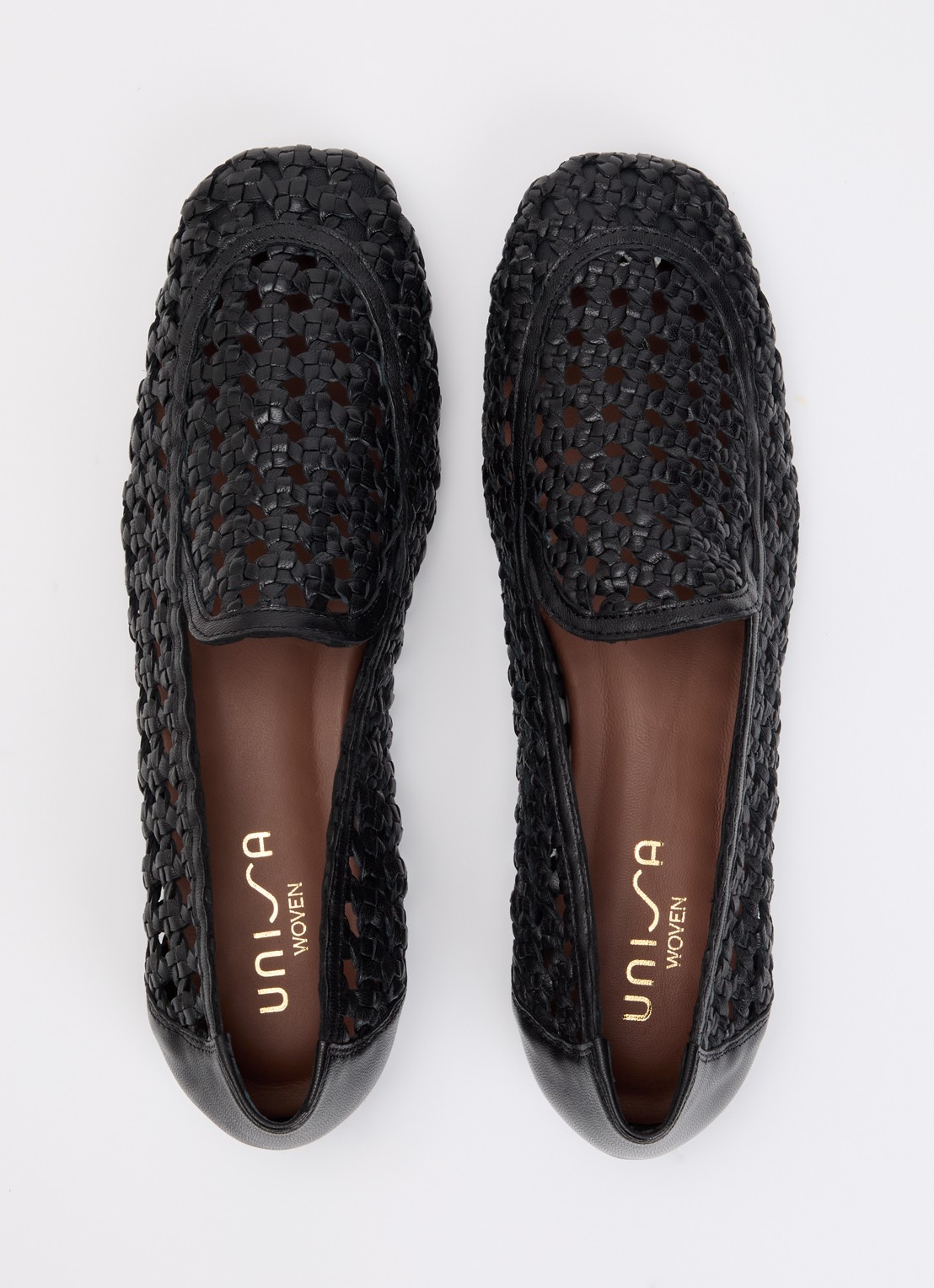 Unisa Baix loafer van leer - detail 5 zwart