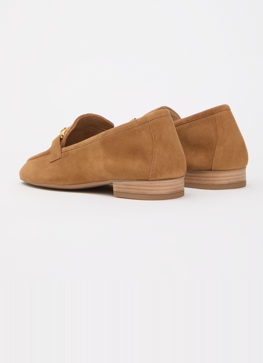 Unisa Belgi loafer - achterkant camel