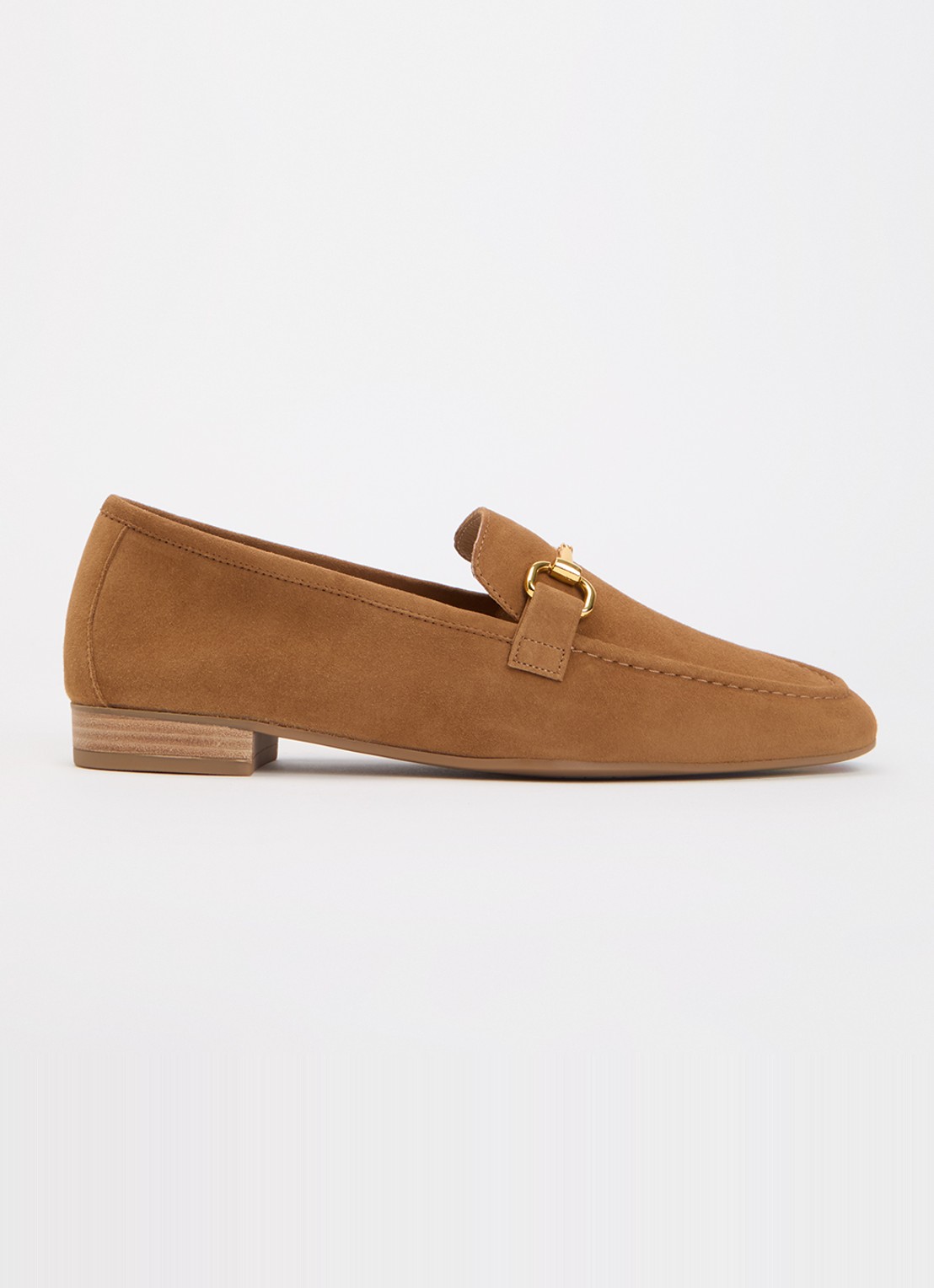 Unisa Belgi loafer - voorkant 2 camel