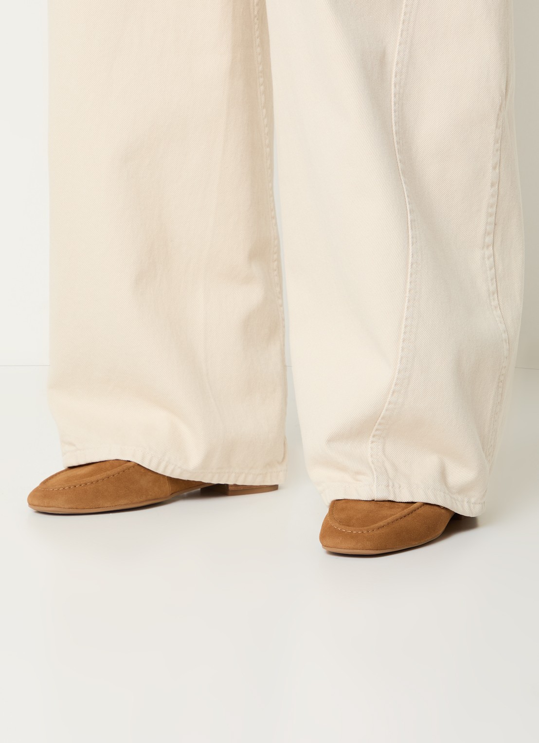 Unisa Belgi loafer - voorkant 3 camel