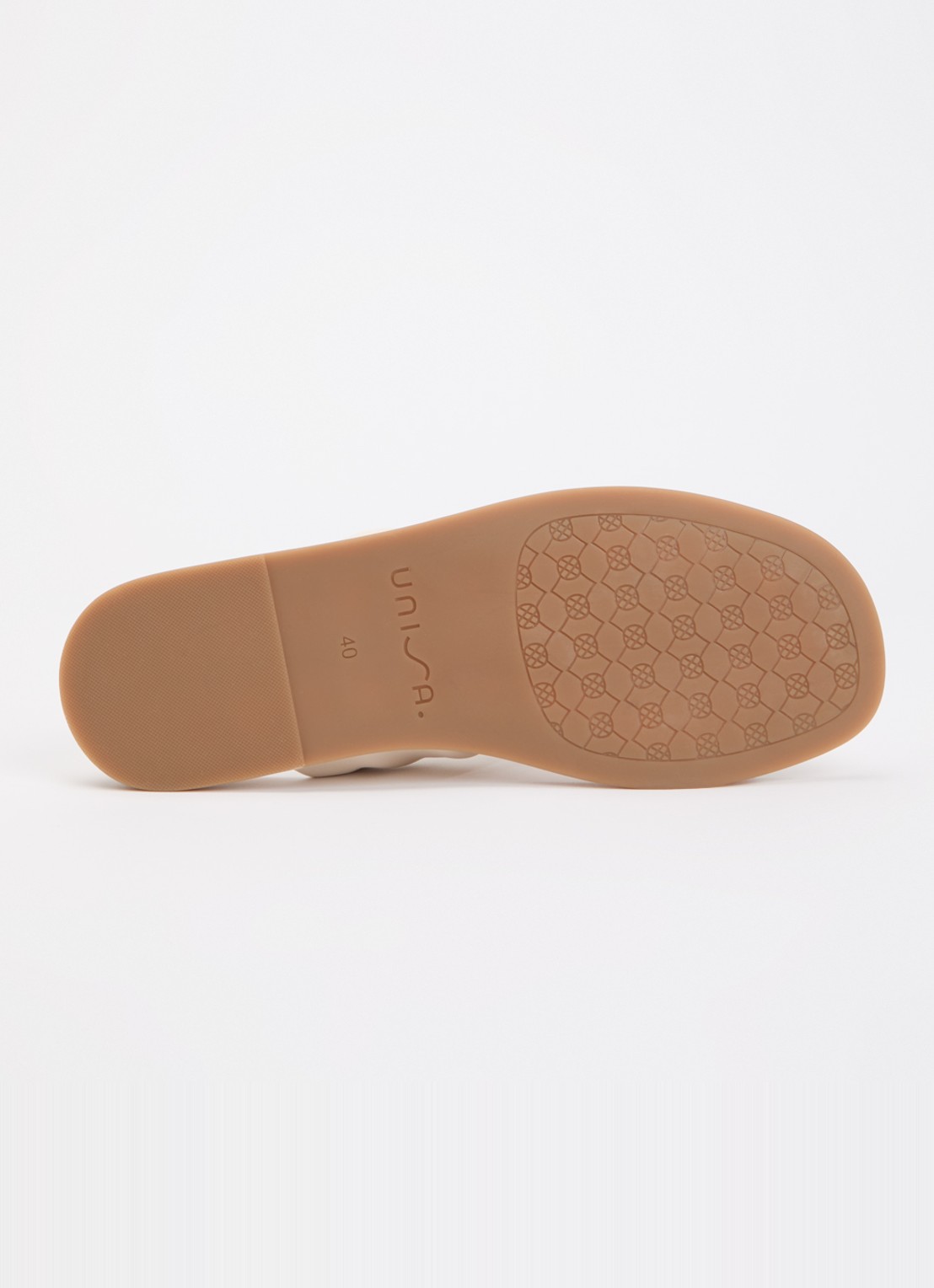 Unisa Camby slipper van leer - detail 5 ivoor