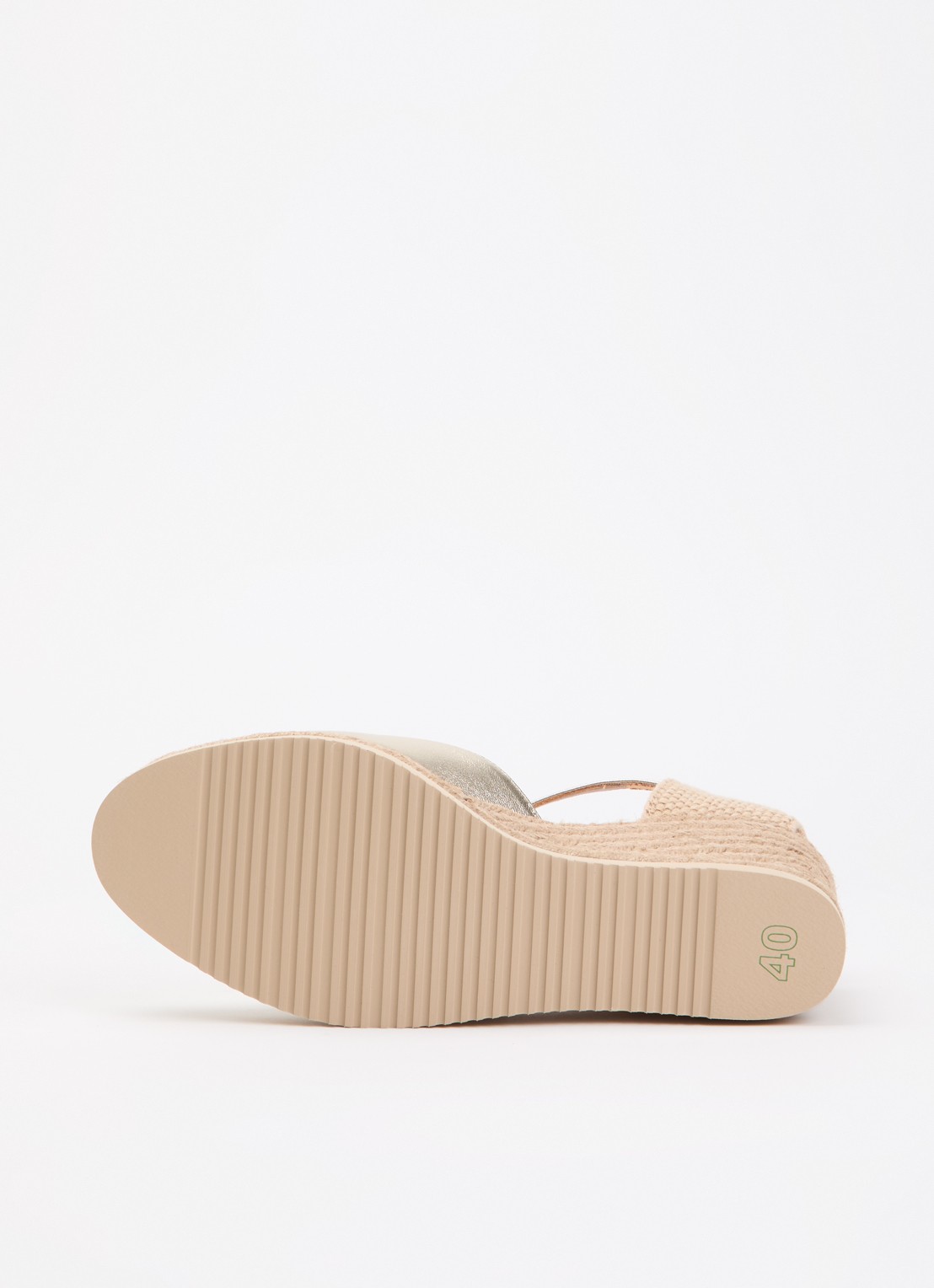 Unisa Castilla sleehak van leer met metallic finish - detail 6 goud