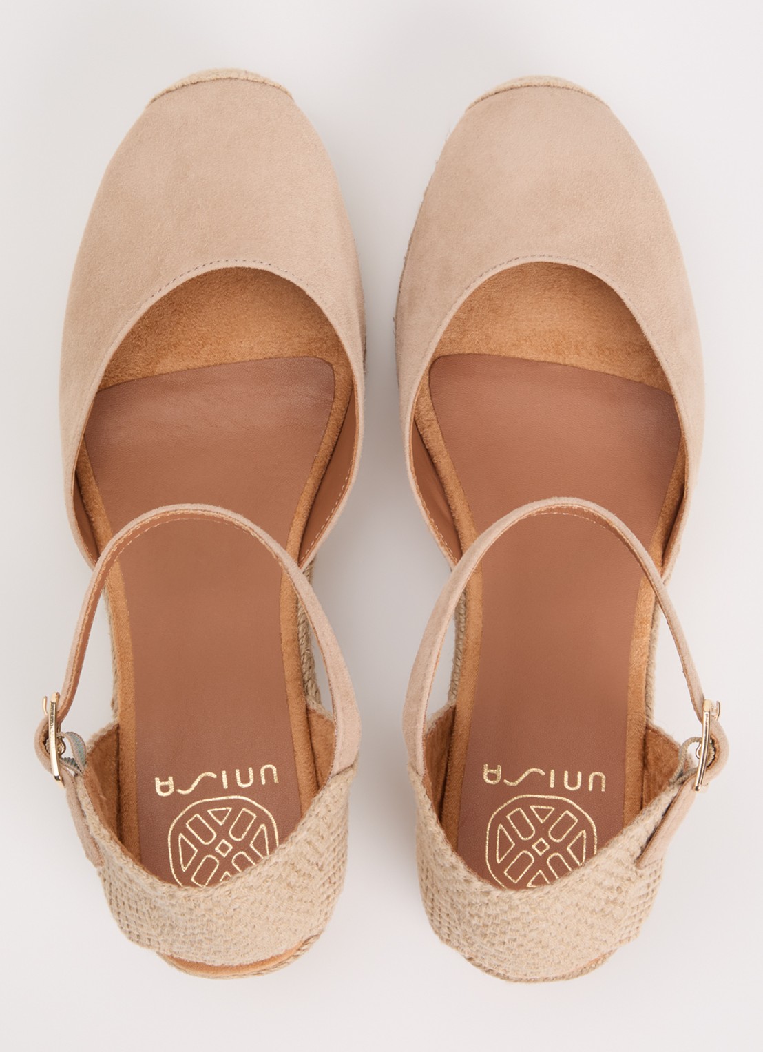 Unisa Cisca espadrille van suéde  - detail 4 naturel