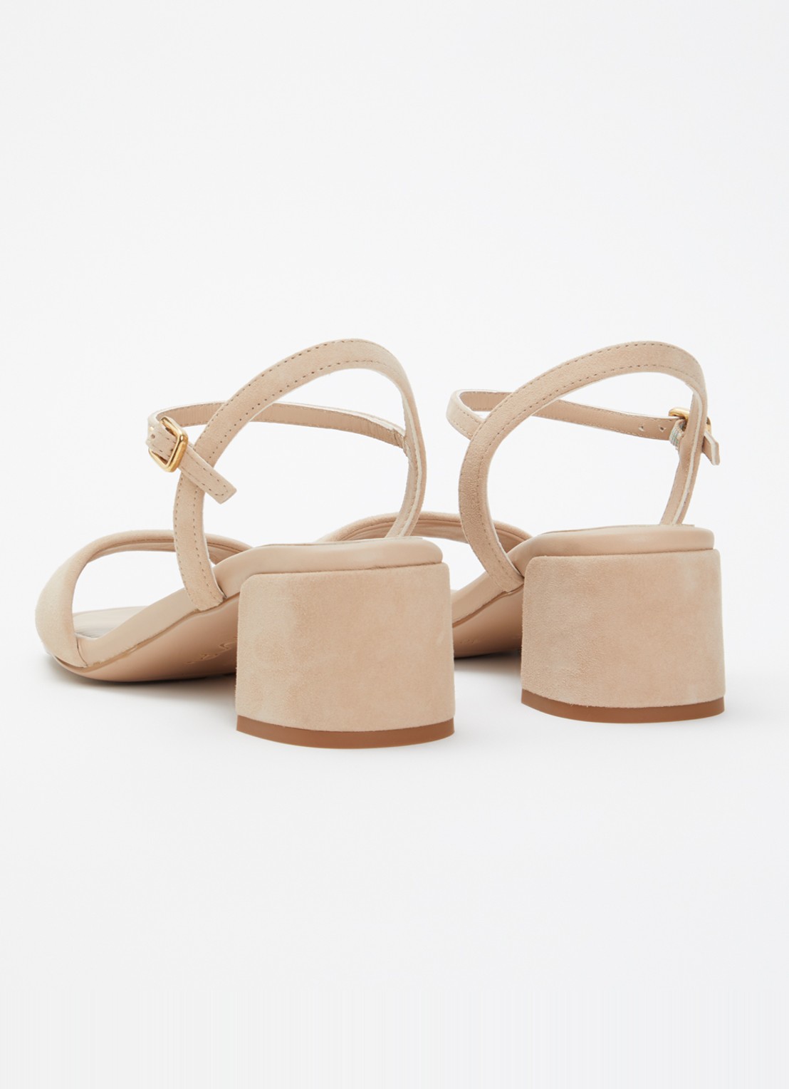Unisa Sandalette van suède - achterkant 6 beige