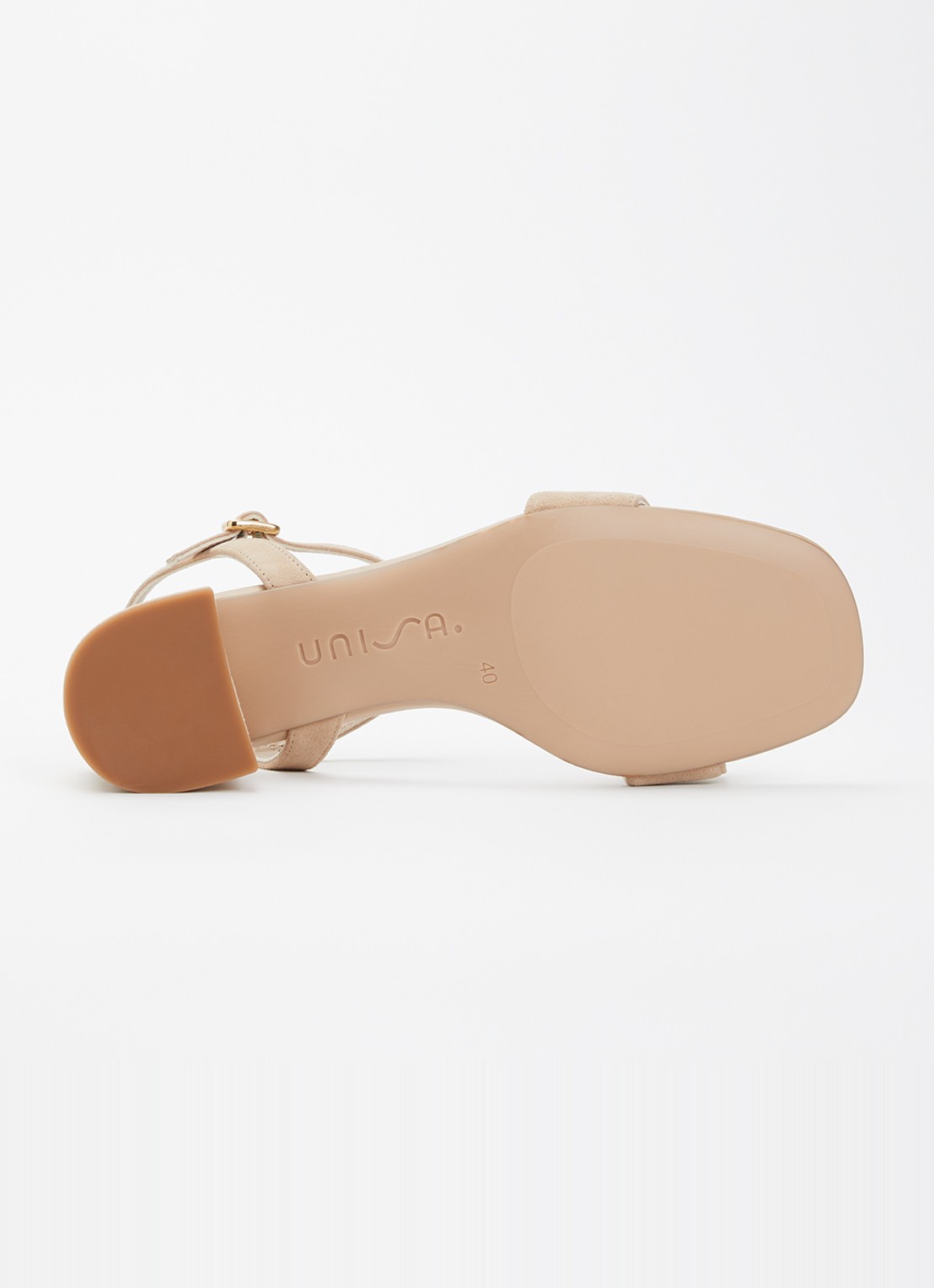 Unisa Sandalette van suède - detail 3 beige