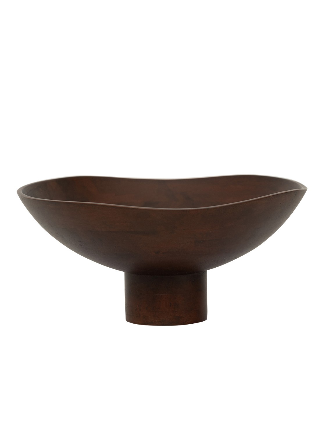 Urban Nature Culture  Abre B serveerschaal 15 cm - voorkant donkerbruin