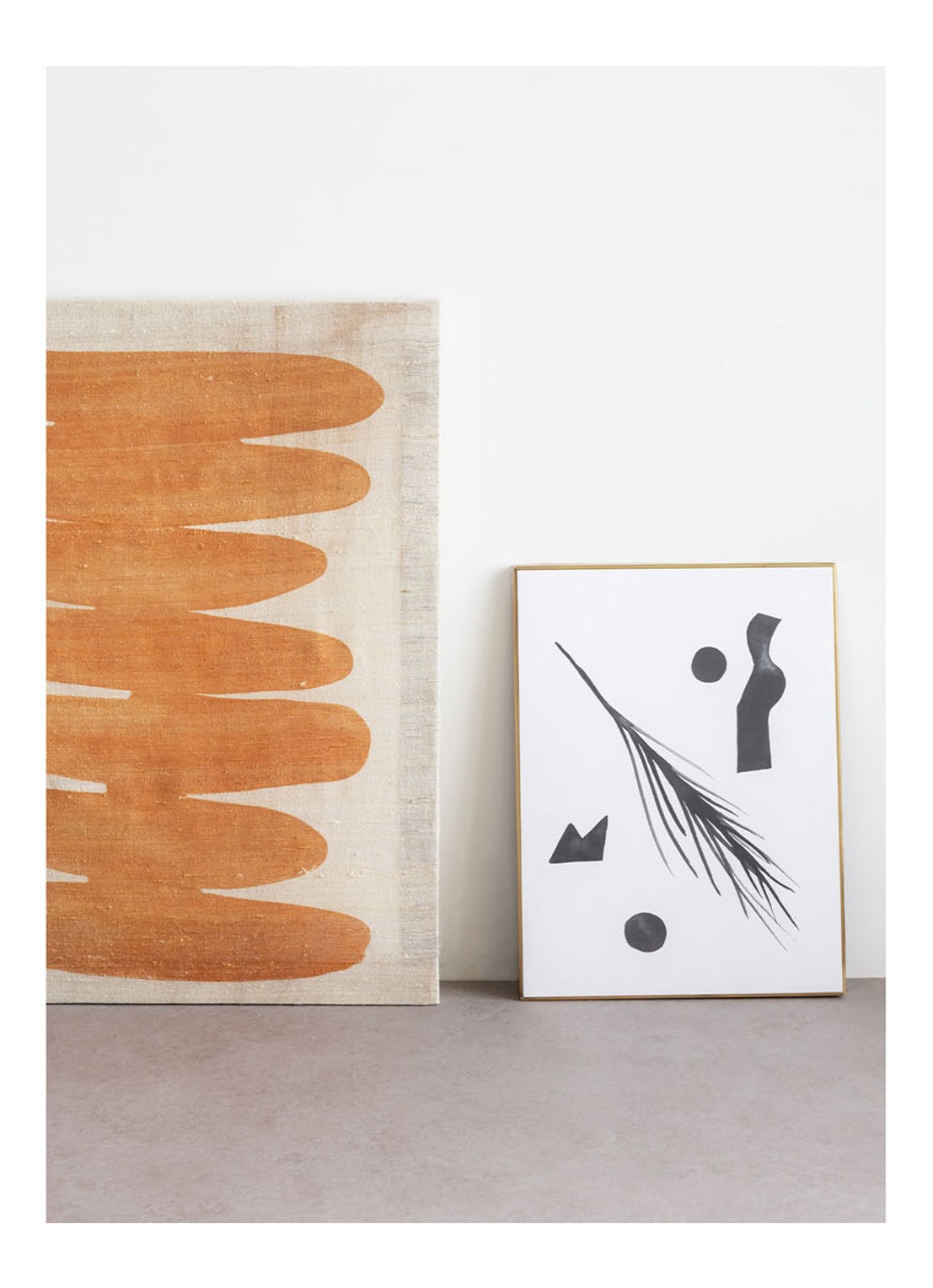 Urban Nature Culture Aesthetic Abstract wanddecoratie 40 x 30 cm - detail wit
