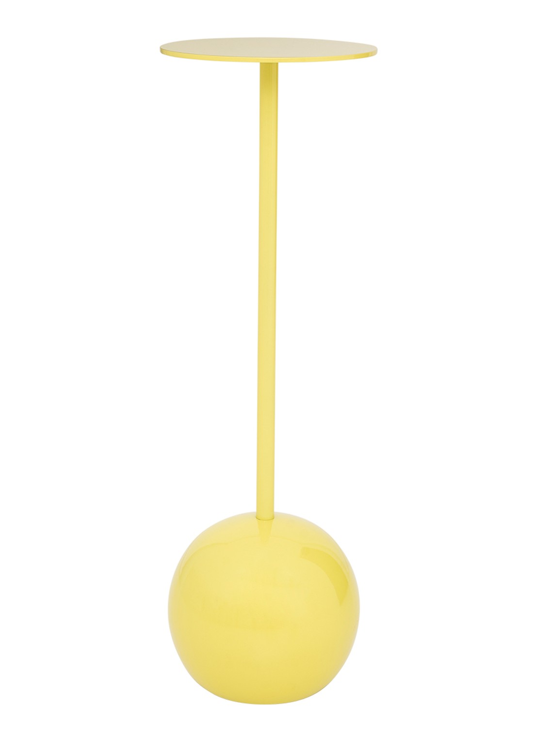 Urban Nature Culture Bijzettafel 66 x 21 cm - voorkant 2 geel