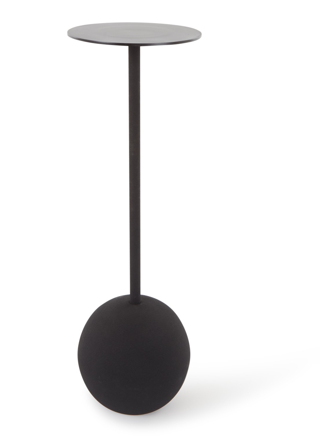 Urban Nature Culture Bijzettafel M 21 cm - voorkant 3 zwart