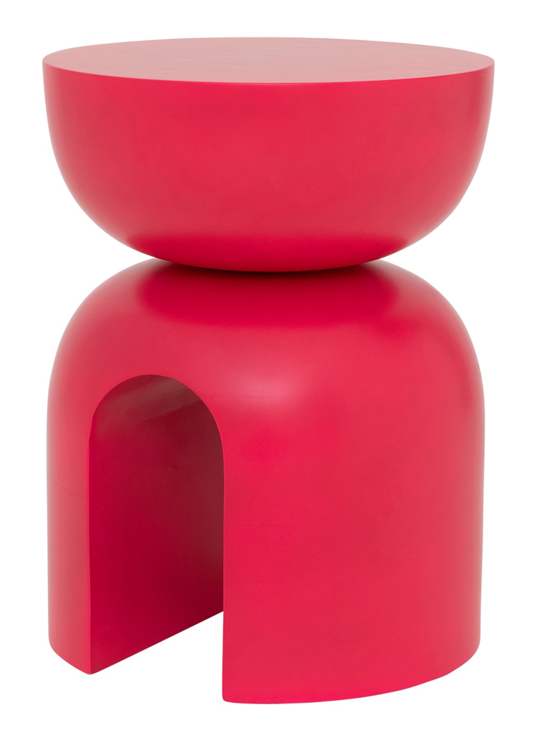 Urban Nature Culture Boje bijzettafel 40 x 30 cm - achterkant 6 fuchsia