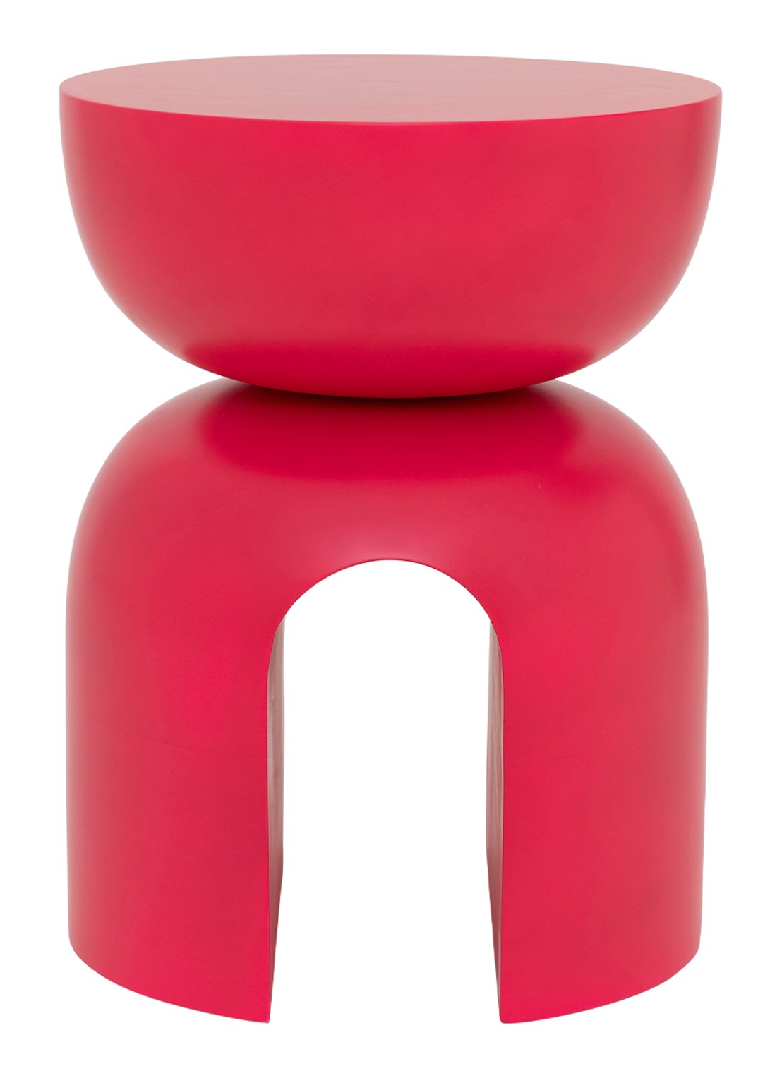 Urban Nature Culture Boje bijzettafel 40 x 30 cm - voorkant fuchsia