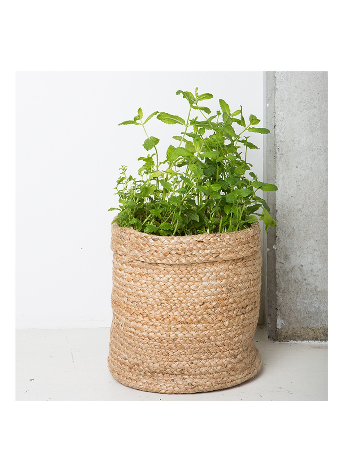 Urban Nature Culture Braided opbergmand 25 cm - detail 5 naturel