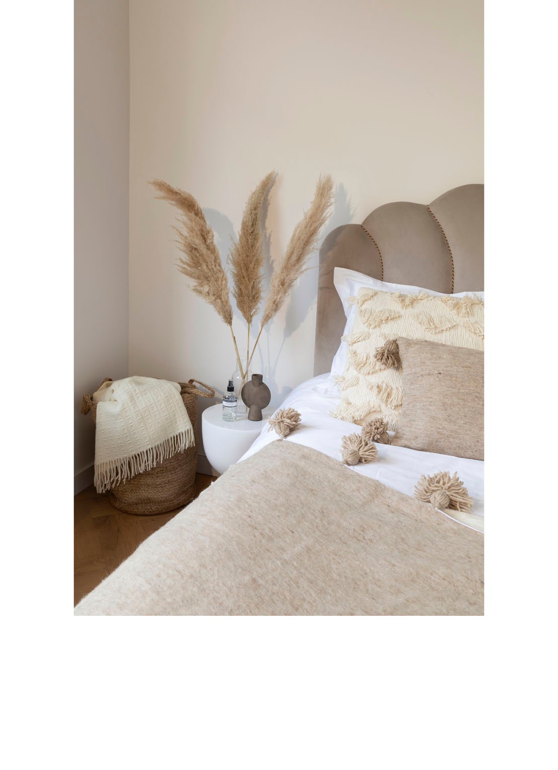 Urban Nature Culture Braided opbergmand 25 cm - voorkant 2 naturel