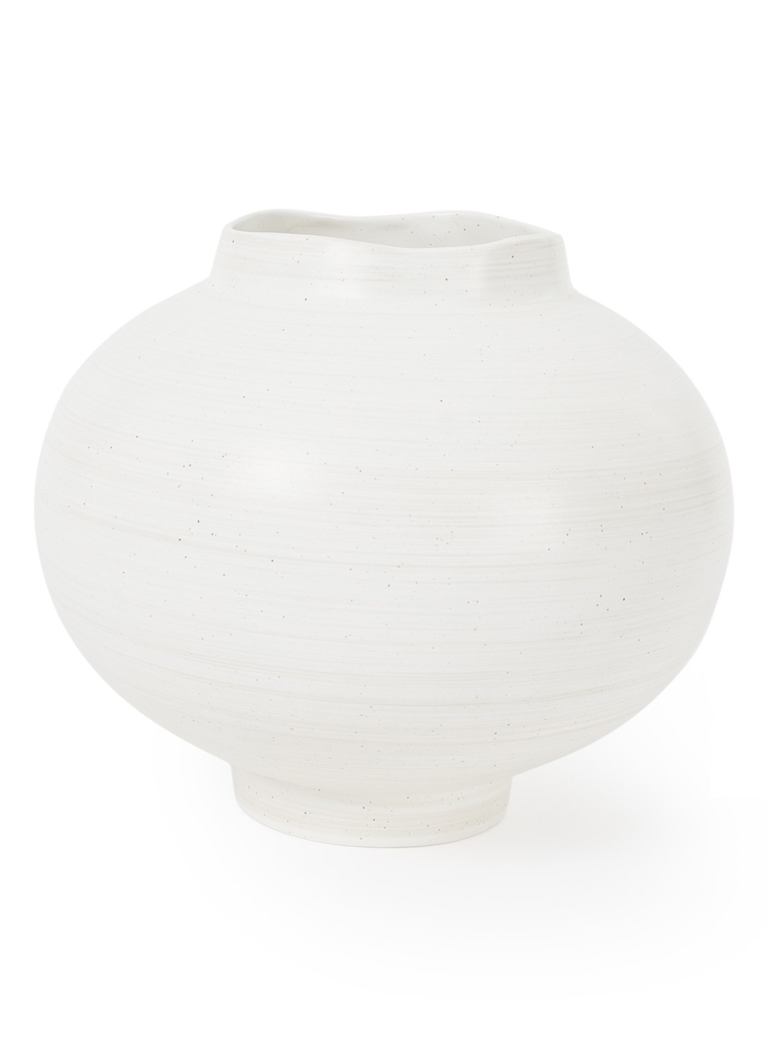 Urban Nature Culture Camila vaas 33 cm - voorkant 3 gebroken wit