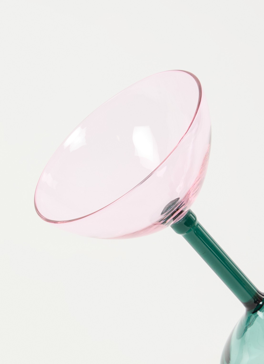 Urban Nature Culture Coupe champagneglas in set van 2 - detail roze