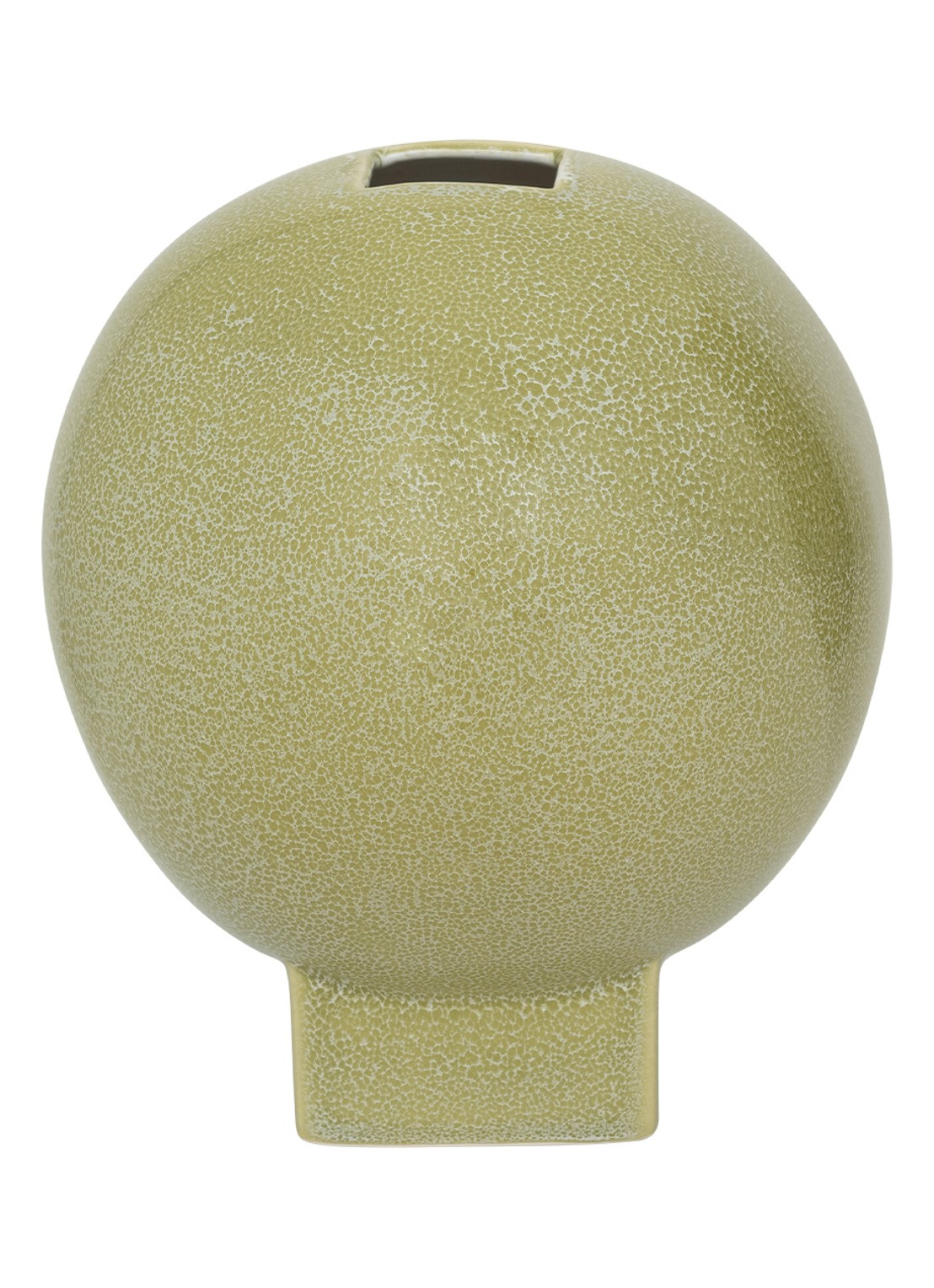 Urban Nature Culture Esfera vaas 25,5 cm - voorkant 4 lichtgroen