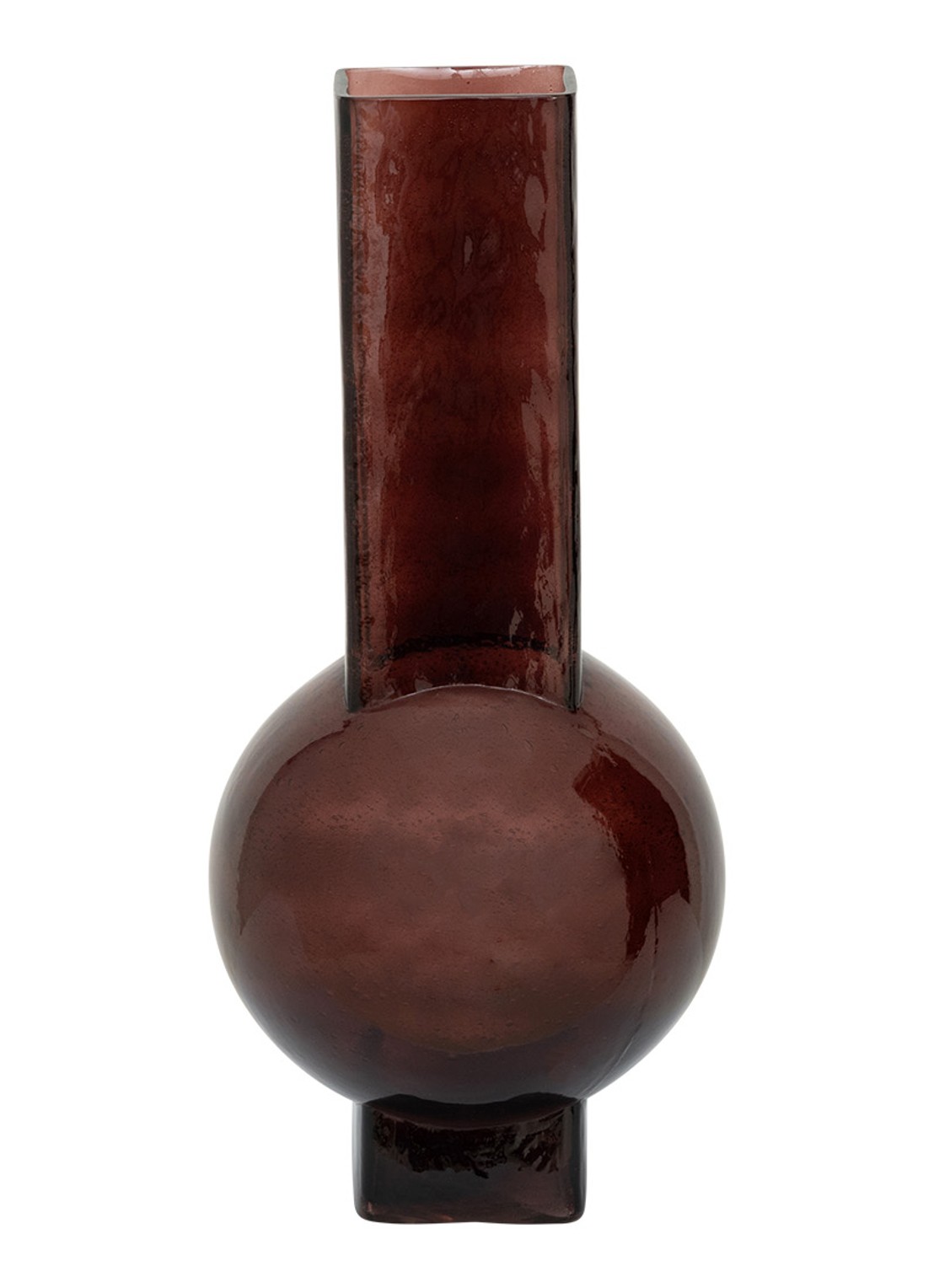 Urban Nature Culture Eve vaas 36,5 cm - voorkant aubergine