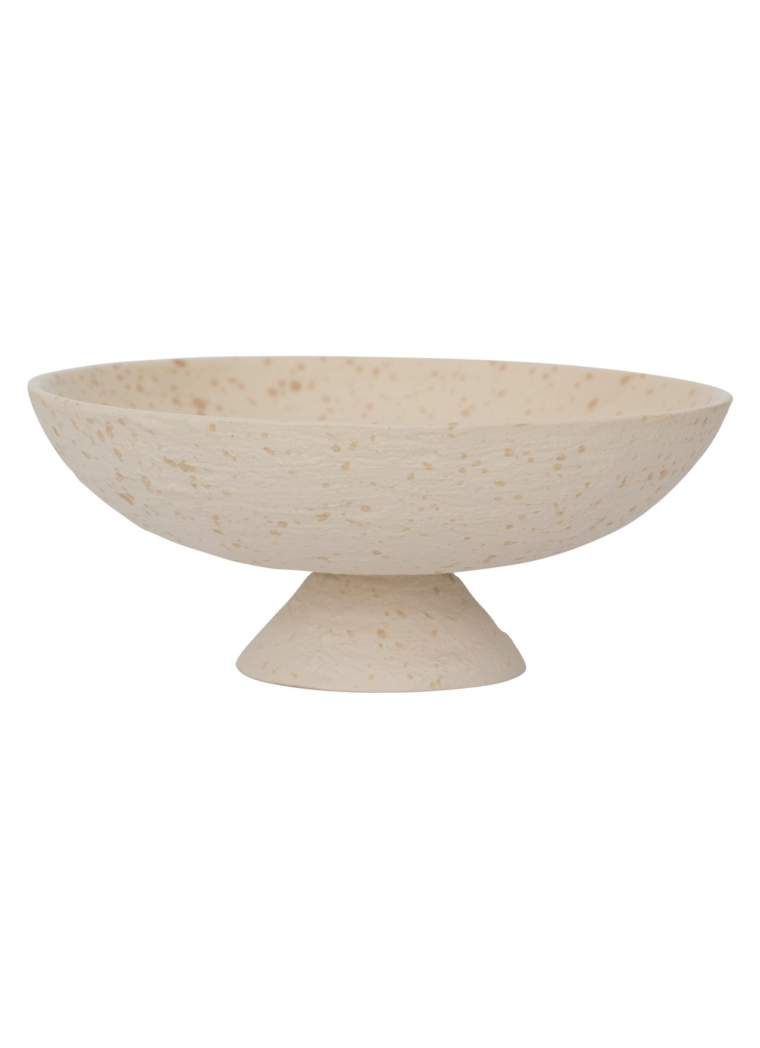Urban Nature Culture Flad schaal 20 cm - voorkant gebroken wit