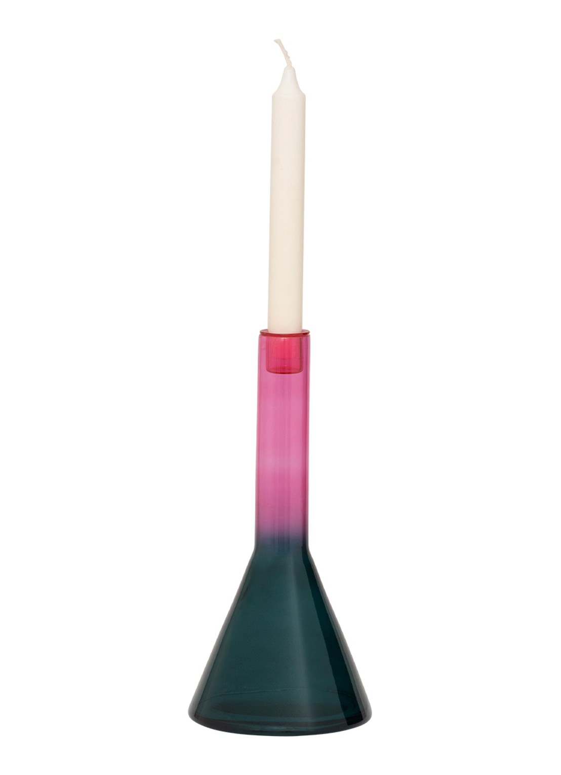 Urban Nature Culture Frisk kandelaar 27 cm - achterkant roze