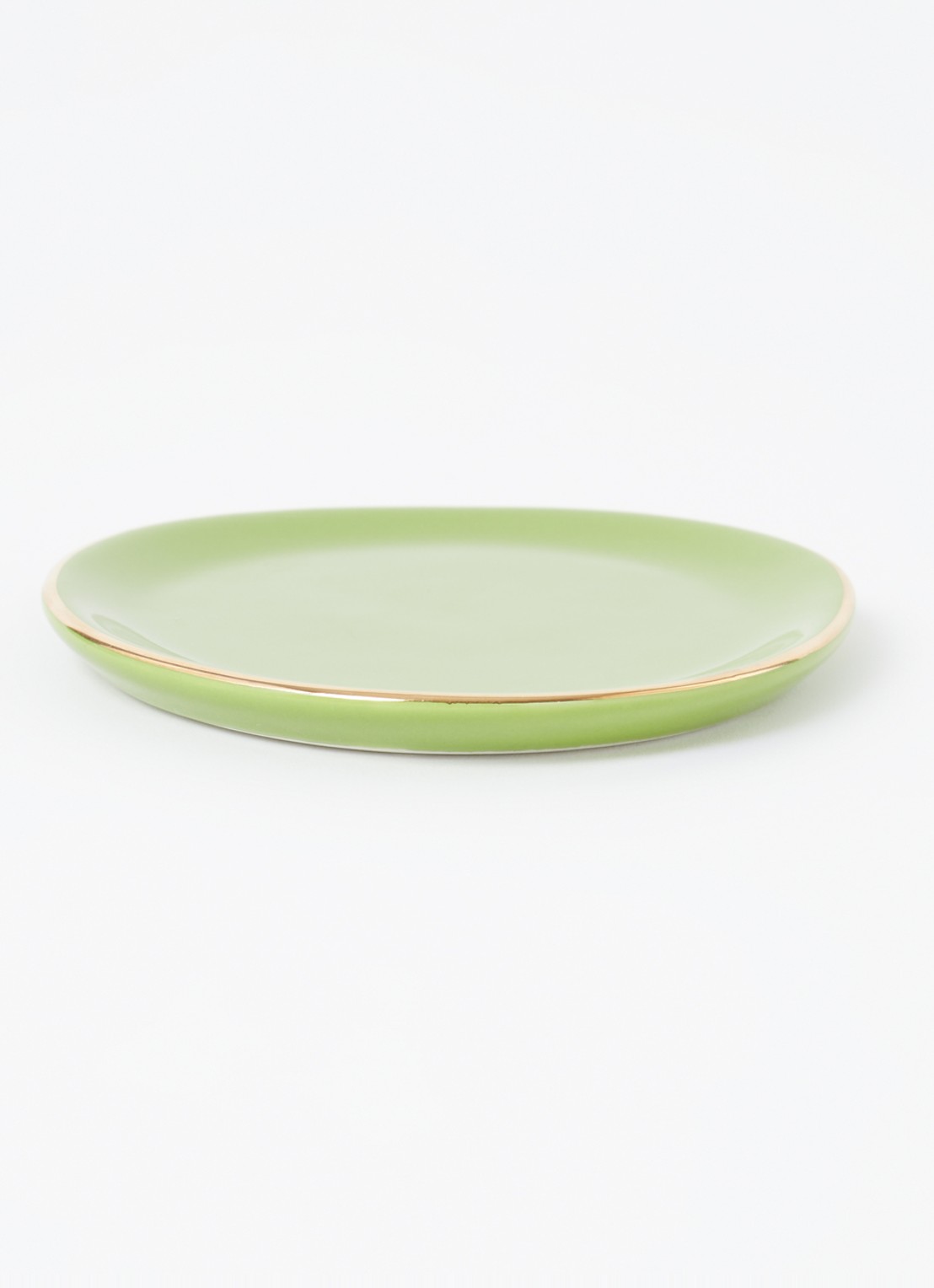 Urban Nature Culture Gebaksbordje 9 cm - voorkant 2 lime