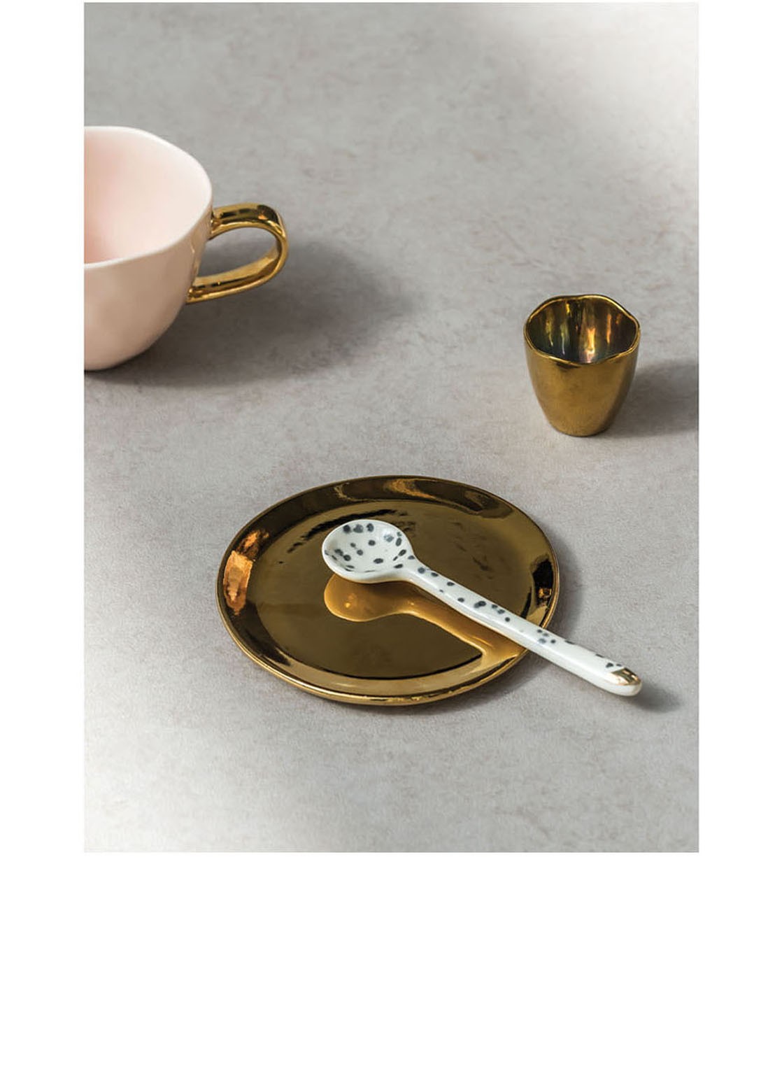 Urban Nature Culture Good Morning eierdop 5 cm set van 2 - detail 3 goud