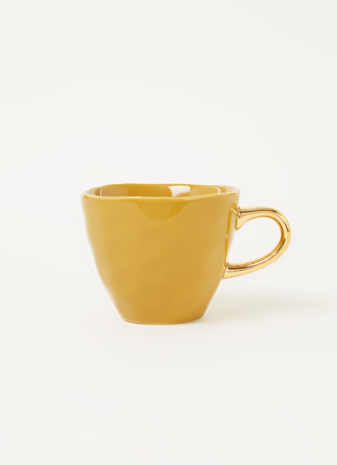 Urban Nature Culture Good Morning Mini espressokopje 15 cl - voorkant 2 okergeel