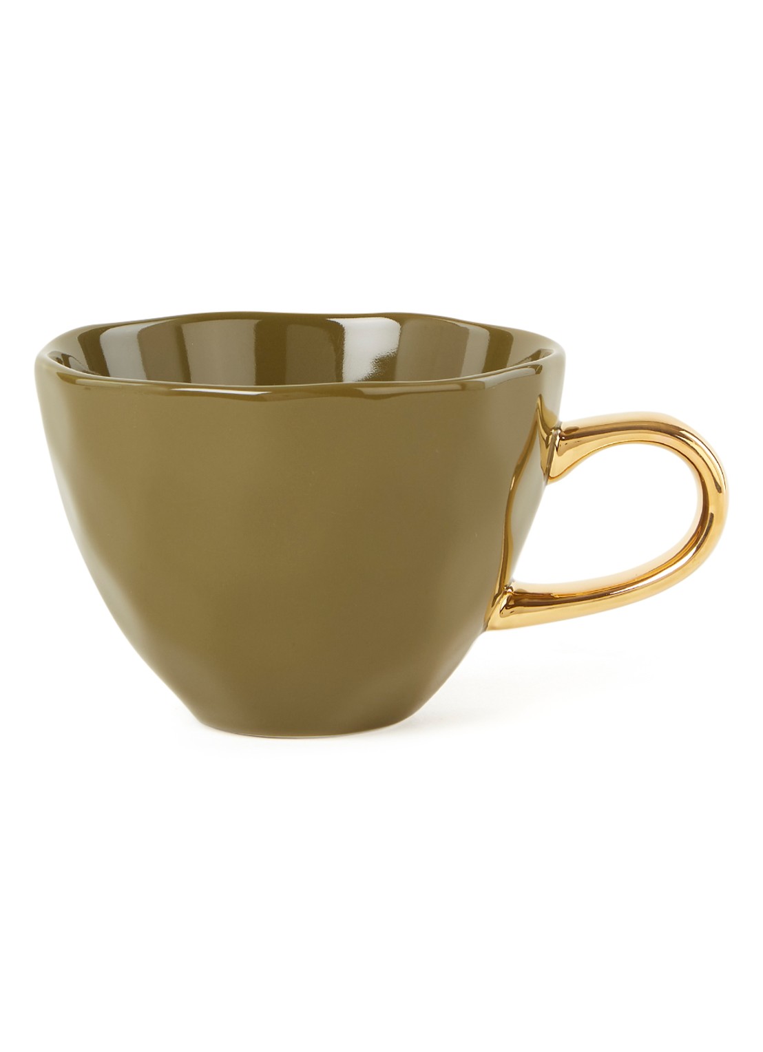 Urban Nature Culture Good Morning mok 35 cl - voorkant 3 legergroen
