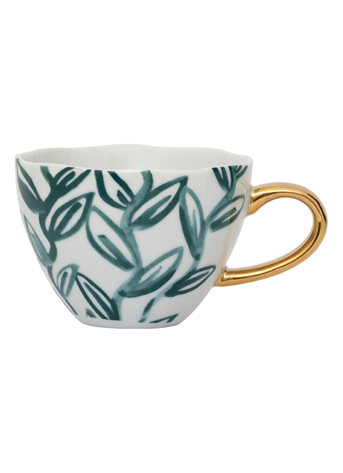 Urban Nature Culture Good Morning mok 35 cl - voorkant 2 zeegroen