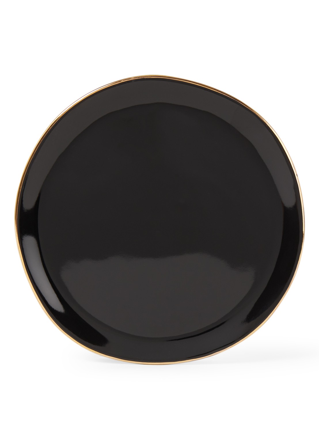 Urban Nature Culture Good Morning ontbijtbord 17 cm - voorkant zwart