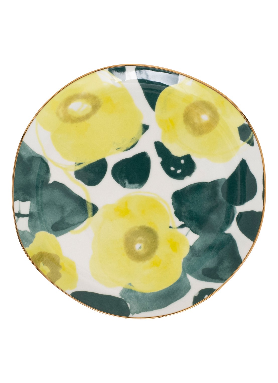 Urban Nature Culture Good Morning ontbijtbord 17 cm - voorkant 2 groen