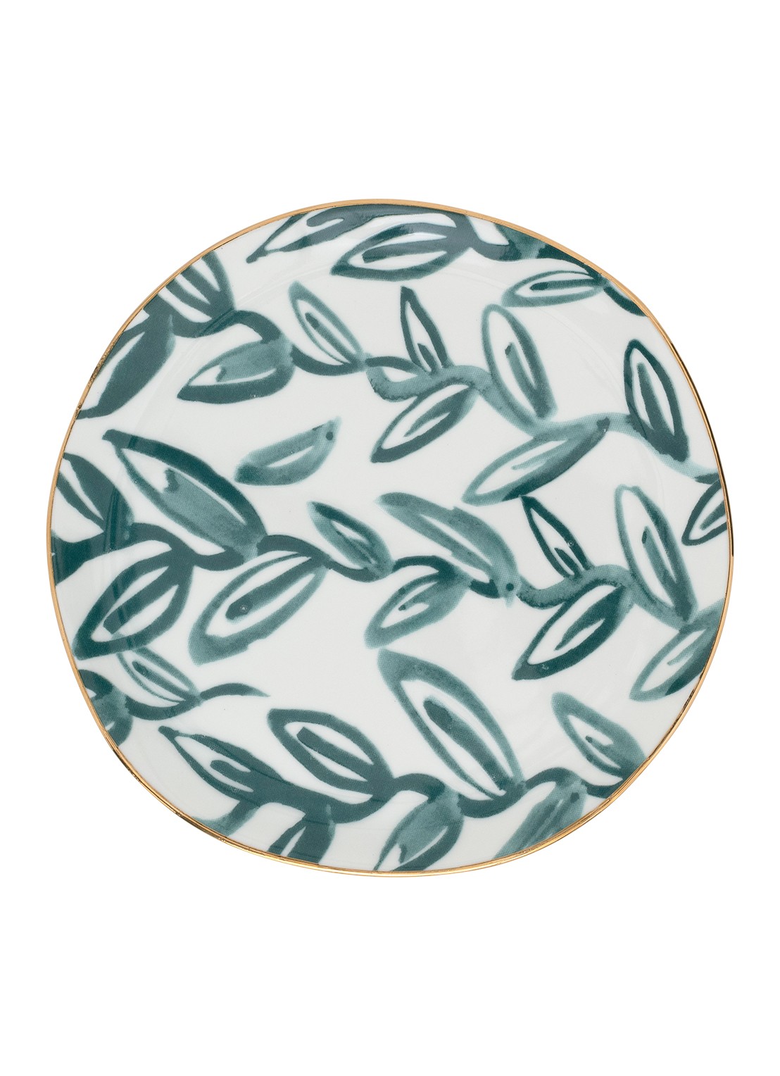 Urban Nature Culture Good Morning ontbijtbord 17 cm - voorkant 2 zeegroen