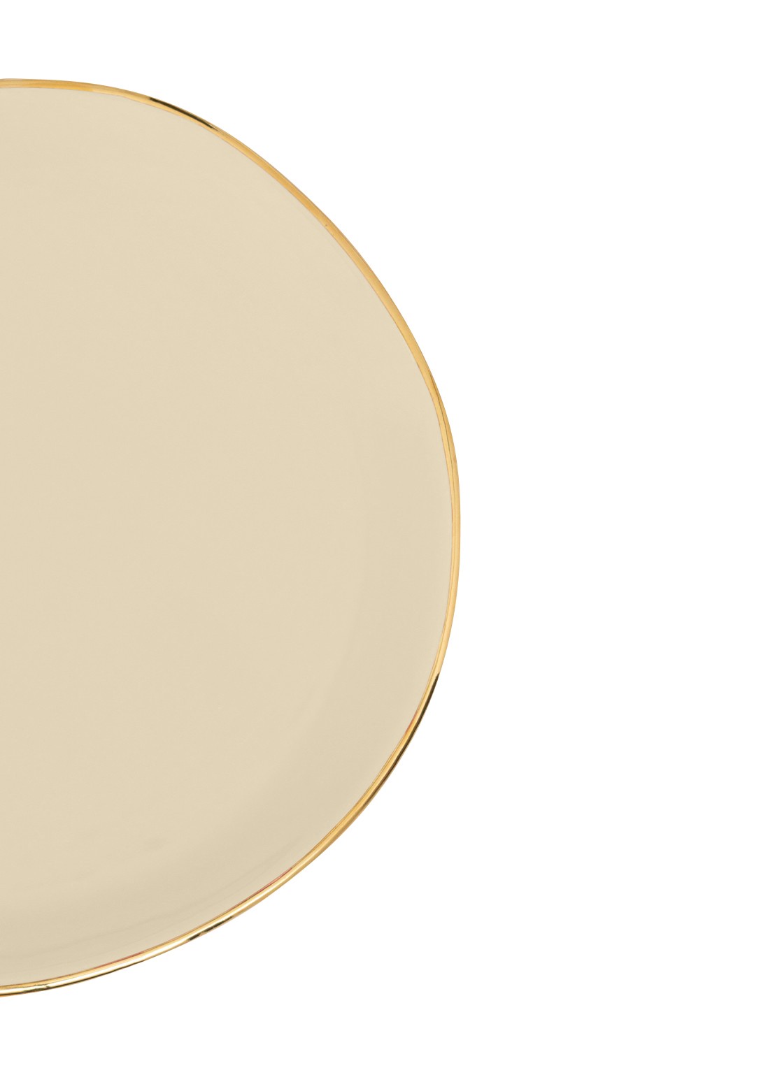 Urban Nature Culture Good Morning ontbijtbord Ø17 cm - achterkant beige