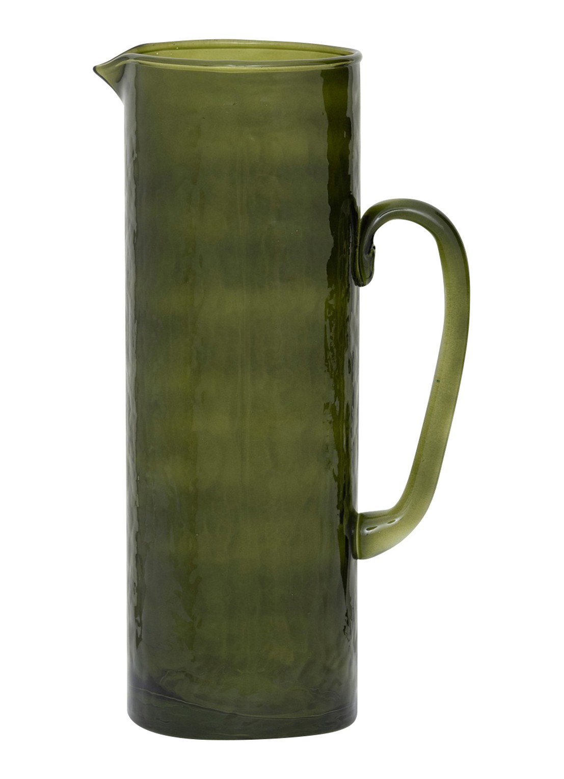 Urban Nature Culture Hammered karaf 26,5 cm - voorkant 2 groen