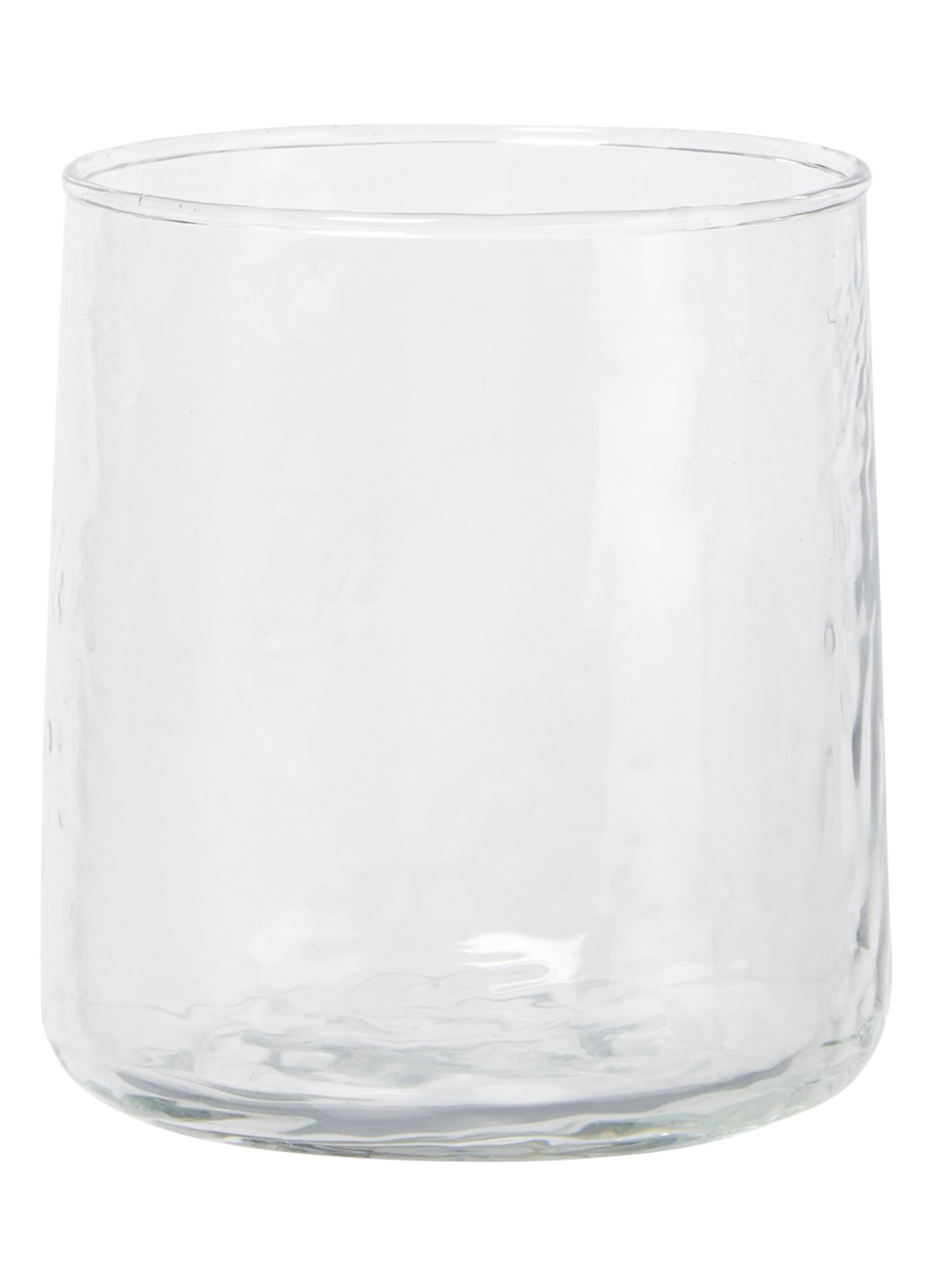 Urban Nature Culture Hammered Tumbler glas 35 cl - voorkant transparant