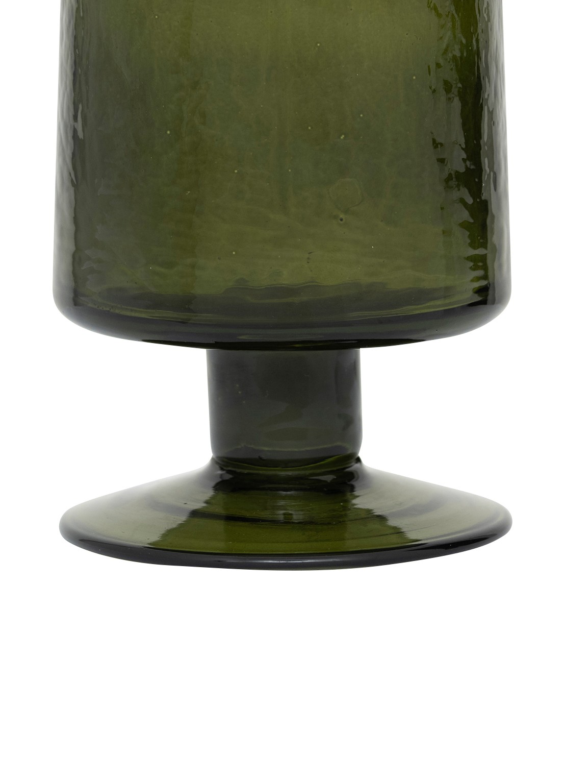 Urban Nature Culture Hammered wijnglas - achterkant groen