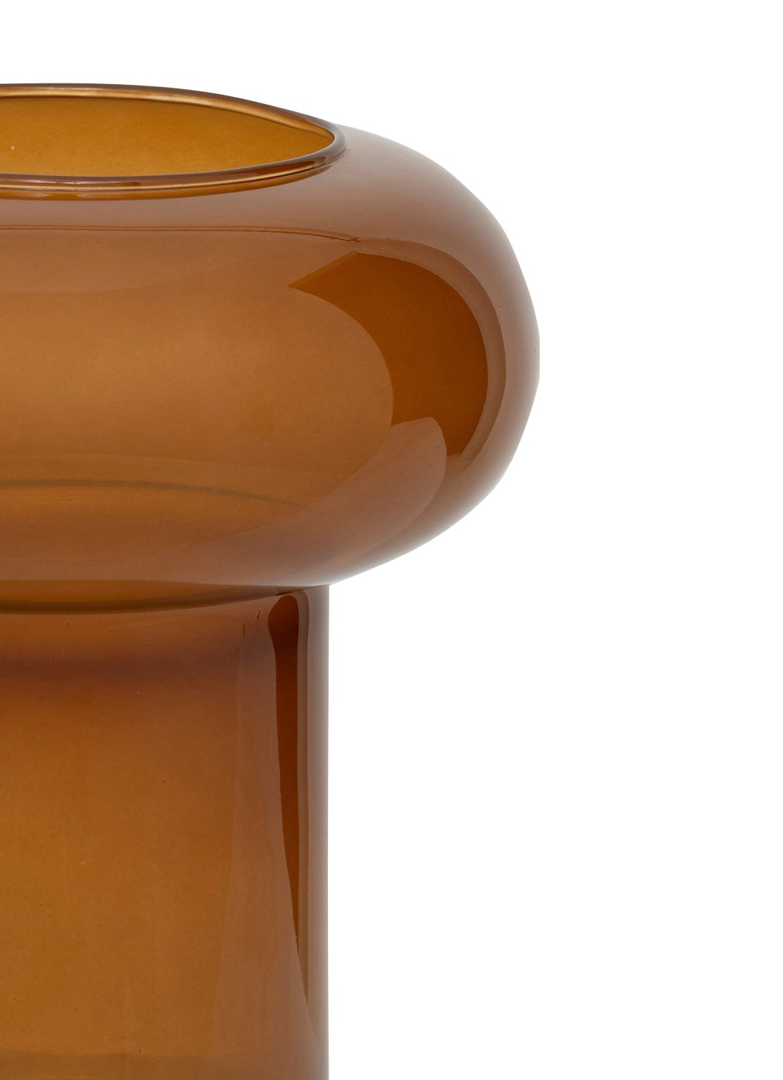 Urban Nature Culture Havva vaas 23 cm - achterkant orange