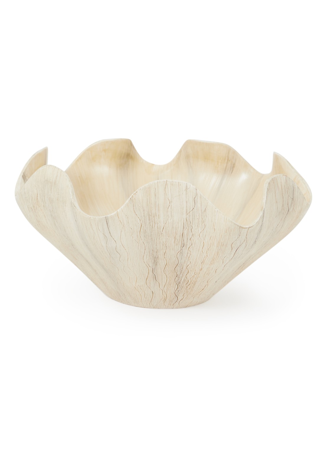 Urban Nature Culture Hera decoratieschaal 36 cm - detail 3 donkerbeige
