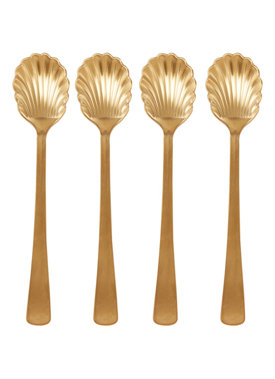 Urban Nature Culture Koffielepel in set van 4 - voorkant 3 goud