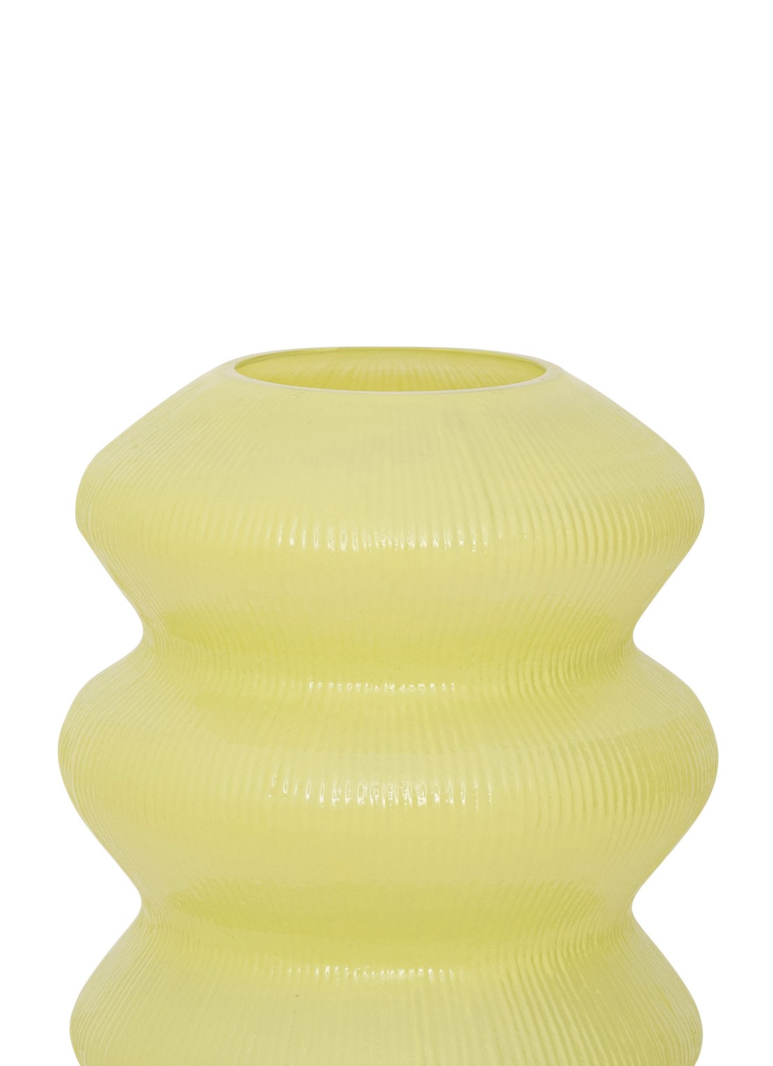 Urban Nature Culture Lily vaas 29 cm - achterkant 4 lichtbruin