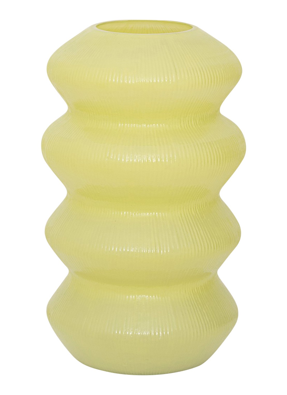 Urban Nature Culture Lily vaas 29 cm - voorkant lichtbruin