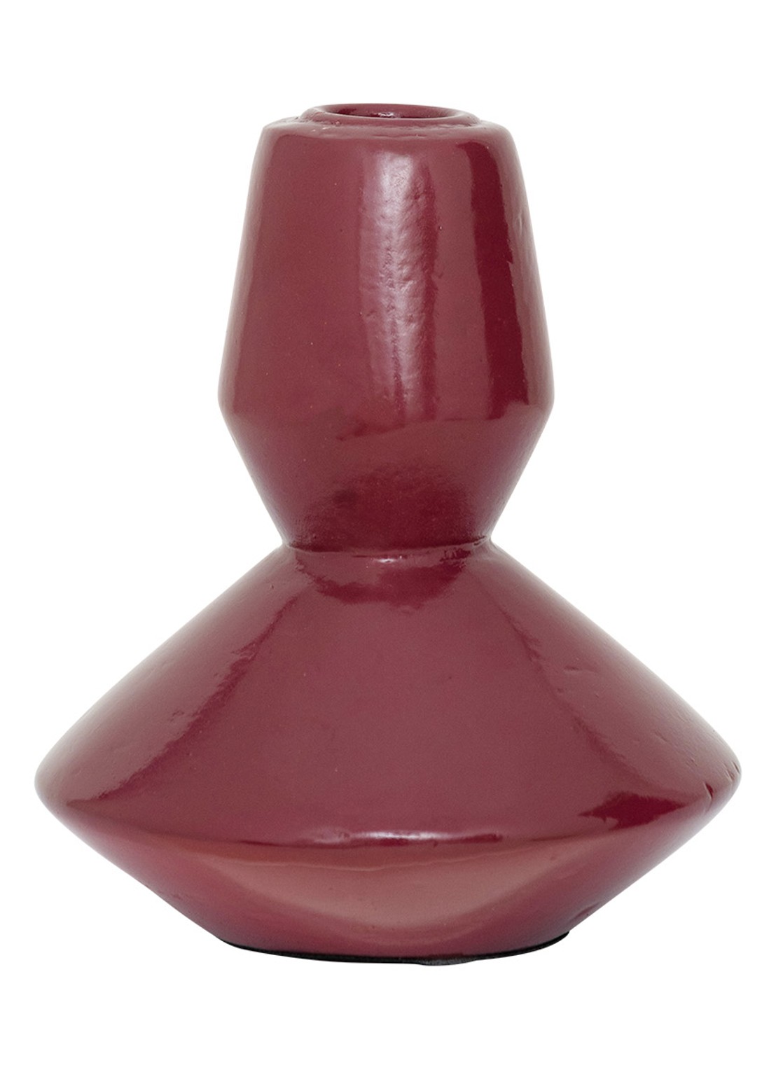 Urban Nature Culture Logan kandelaar 14 cm - detail aubergine