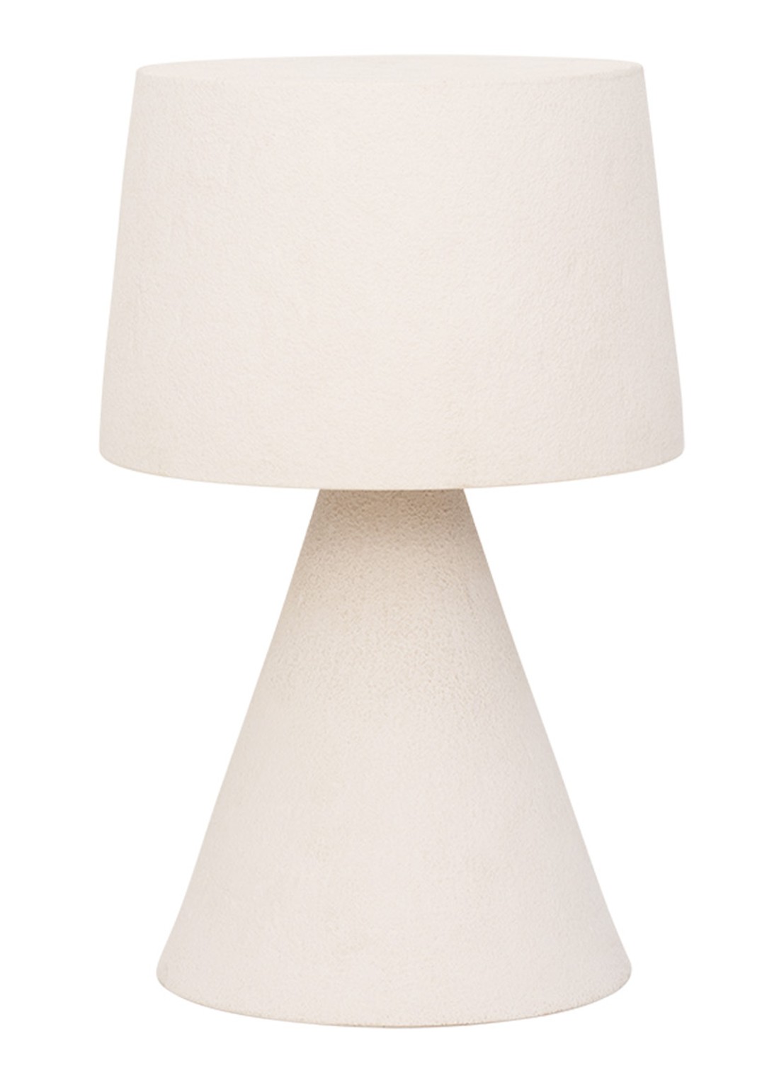 Urban Nature Culture Luce tafellamp 33 cm - voorkant 2 creme