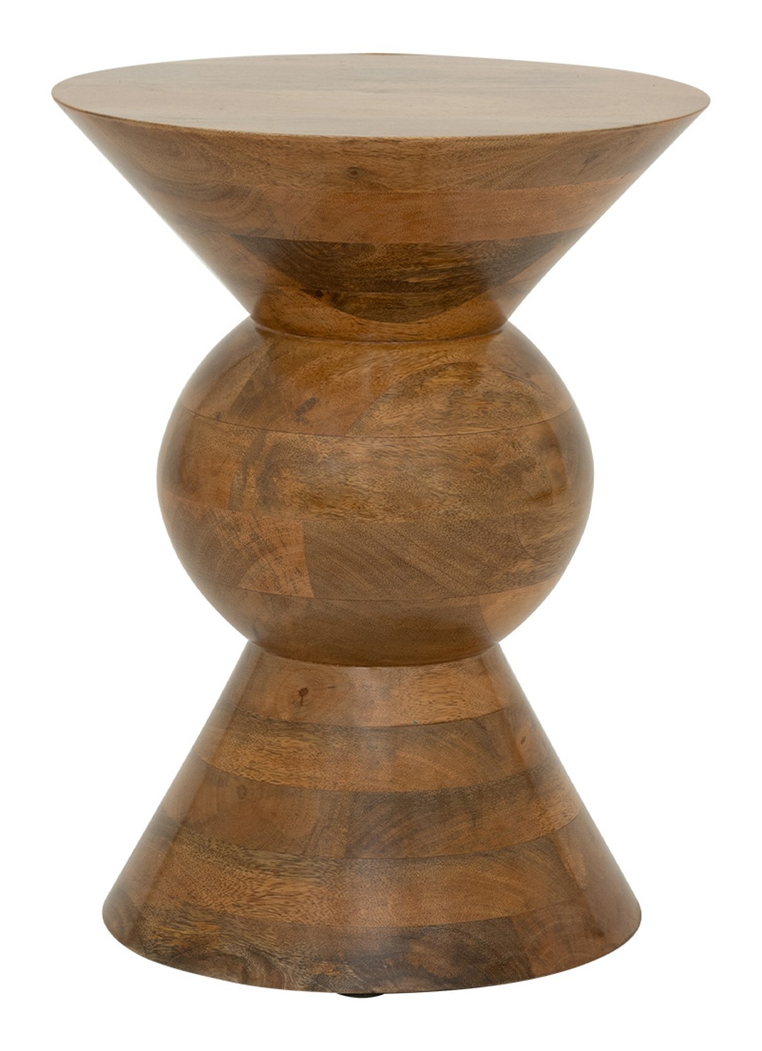 Urban Nature Culture Lustro bijzettafel 40 cm - achterkant 4 roestbruin