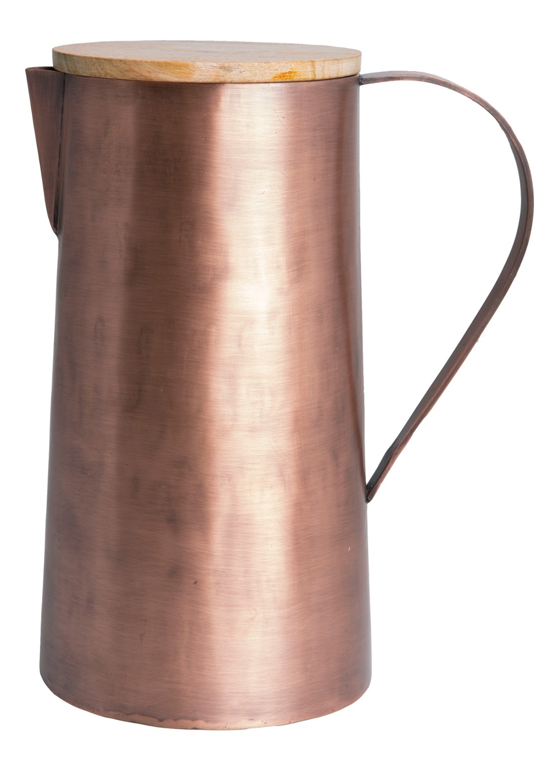 Urban Nature Culture Mangal karaf met deksel 1 liter - voorkant 4 koper