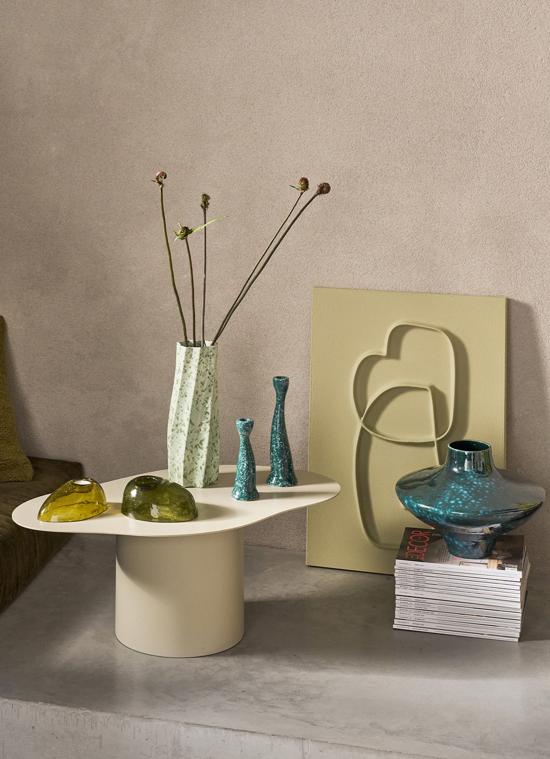 Urban Nature Culture Miia waxinelichthouder 6,5 cm - detail 5 groen