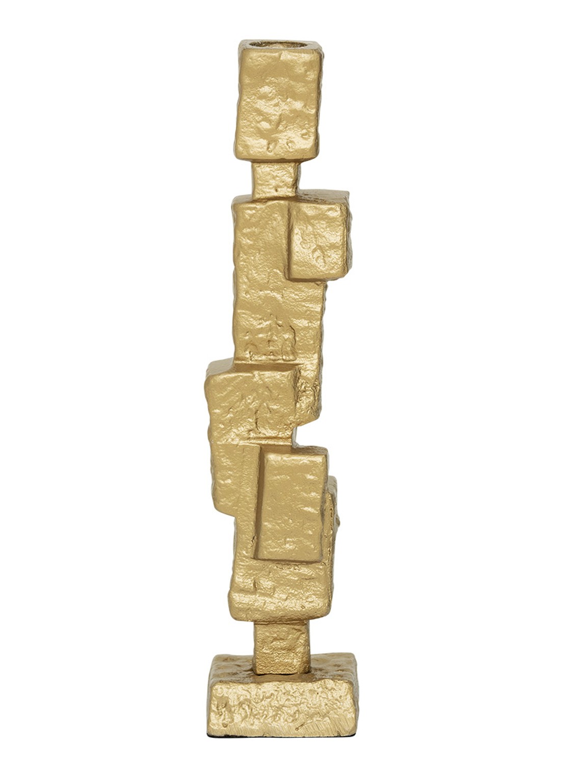 Urban Nature Culture Mona kandelaar 28 cm - voorkant 3 goud