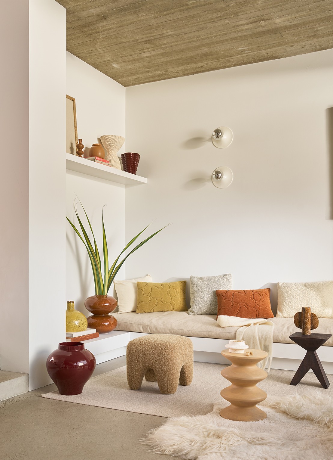 Urban Nature Culture Nanami sierkussen 40 x 60 cm - voorkant 4 beige