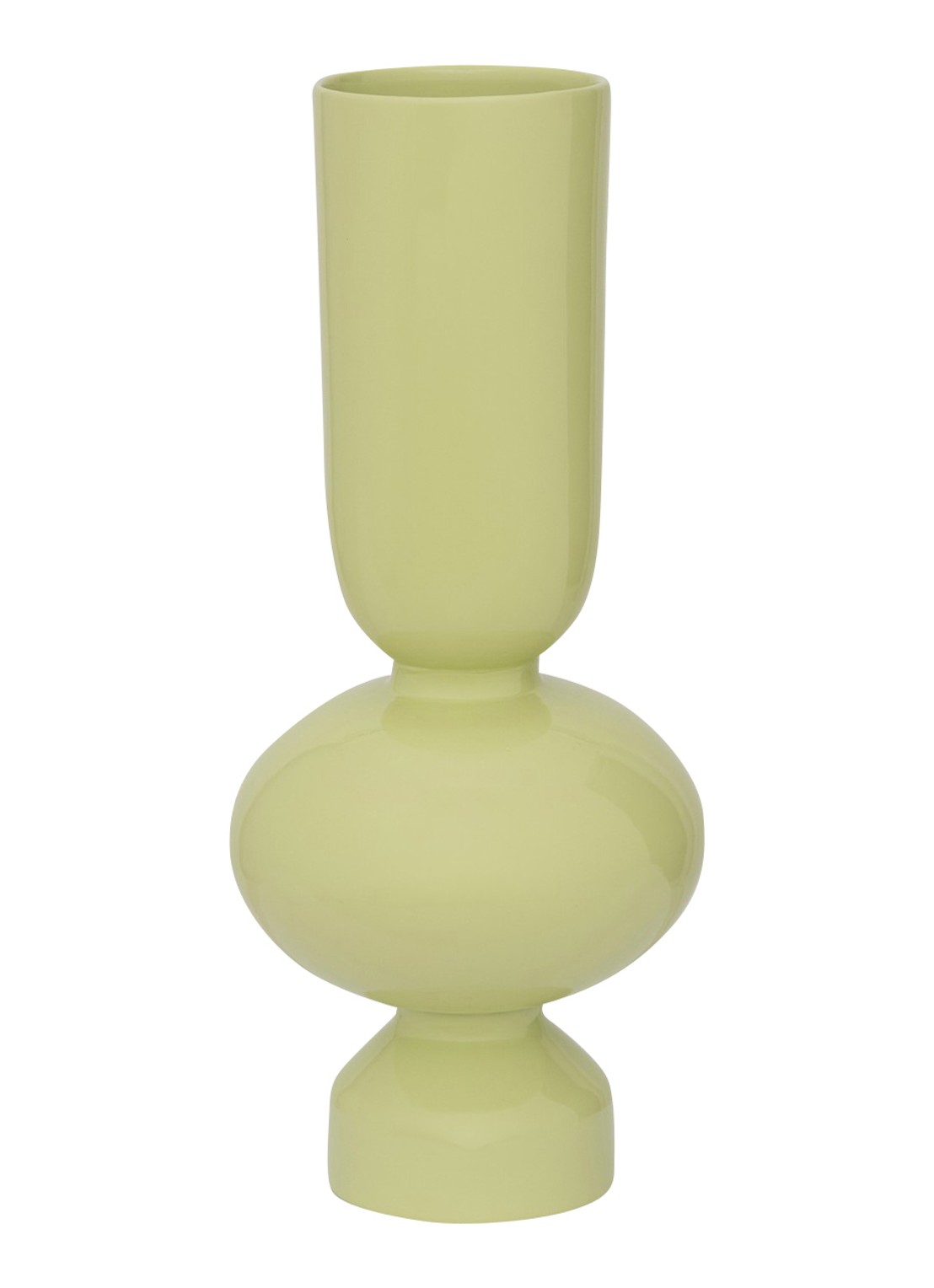 Urban Nature Culture Nika vaas 35 cm - voorkant 4 bruin