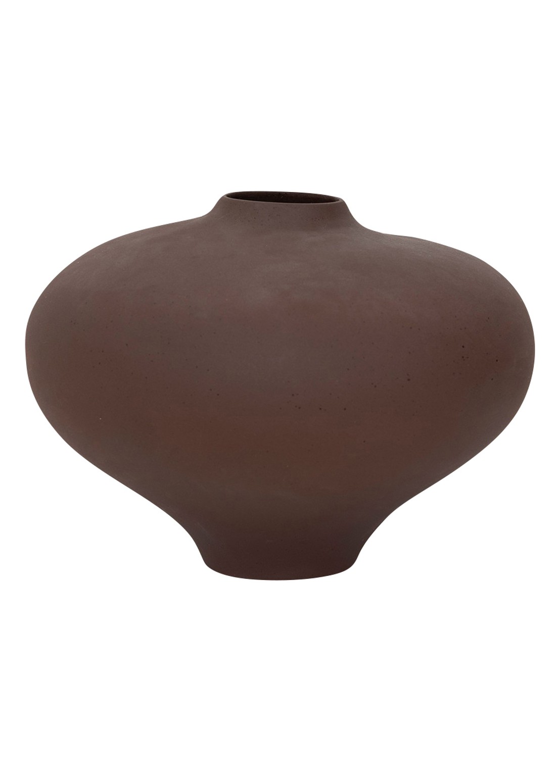 Urban Nature Culture Nomsa vaas 28 cm - achterkant 4 antraciet